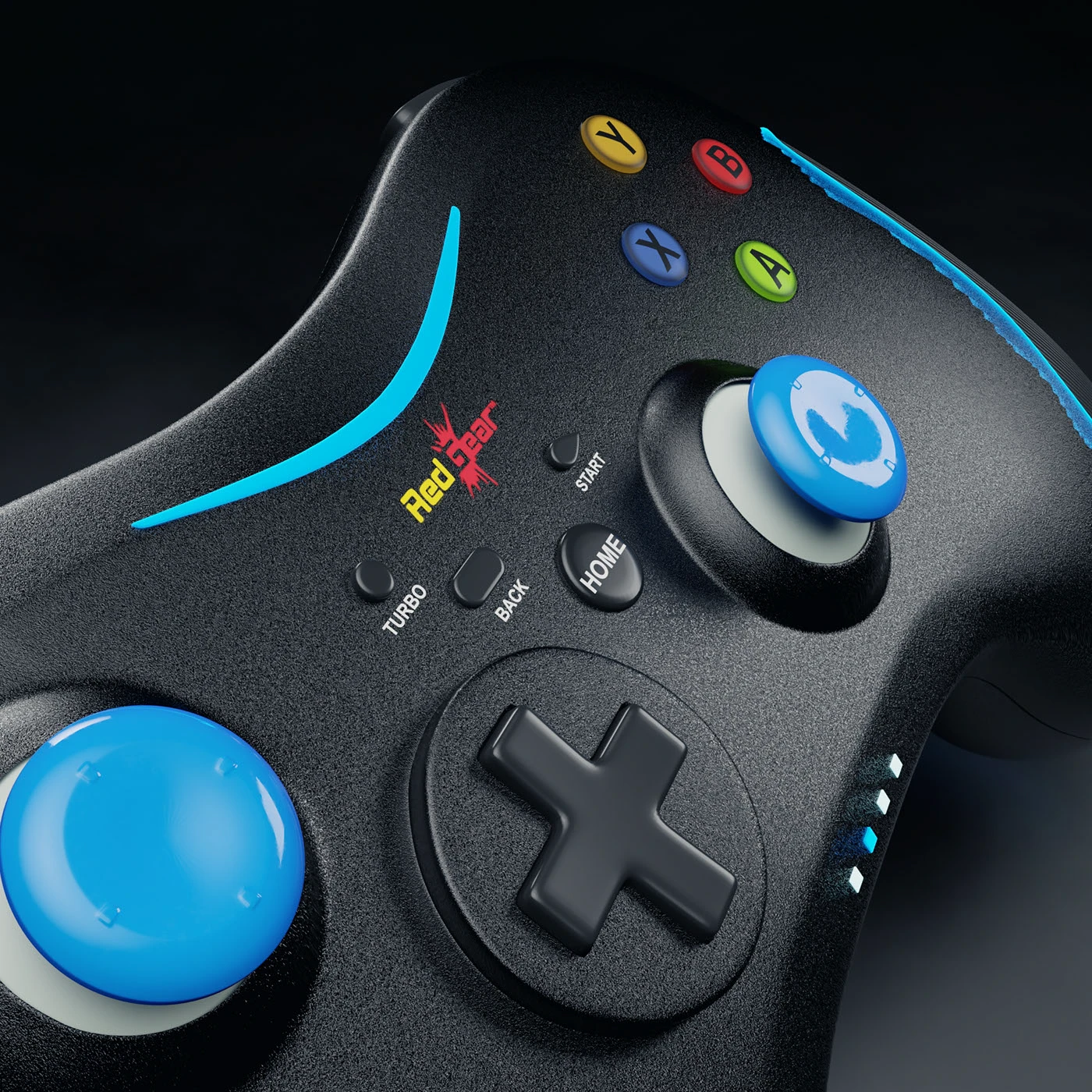 Red Gear PC Controller, project image